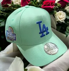 New Era 9FORTY LA ミント色キャップ