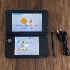 【充電ケーブル付】ニンテンドー3DSLL 本体 ゲーム機　ブルー×ブラック