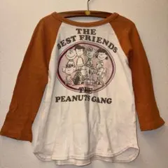 美品デニム＆ダンガリーSNOOPY長袖カットソー 110