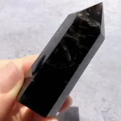 【虹入り！残りわずか！最強魔除け】天然石　モリオン　ポイント