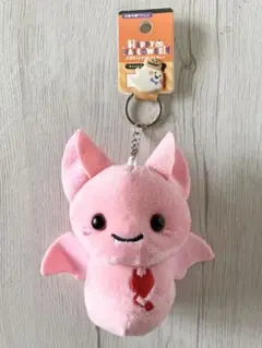 ハロウィン　ナイトパーティ　キャットバッド　マスコットキーホルダー　ピンク