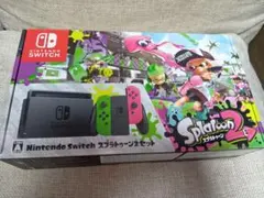 Nintendo Switch 本体 ネオンカラー Splatoon2ケース付 - メルカリ
