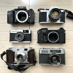 フィルム カメラ 合計8台　ジャンク品です　バラ売り不可！ 現状渡し・ジャンク】フィルムカメラ・8ミリカメラ等 12点まとめ売り