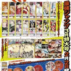 最強ジャンプ付録 ハイキュー‼︎ デビューチケットステッカー