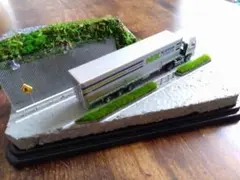 絶景 ジオラマ 岩手 盛岡 開運橋から見る岩手山 1/150 Nゲージ サイズ