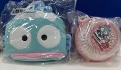 サンリオ 当りくじ・ハンギョドン/⑥顔型ポーチ・⑨電子レンジ蒸し器