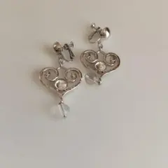 SCOOP ハート型イヤリング