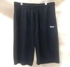 【新品タグ付】FILA レディース ハーフパンツ LL ブラック 吸水速乾 UVのサムネイル