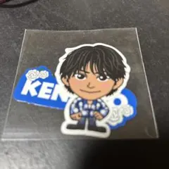 山下健二郎　ステッカー　缶バッチ