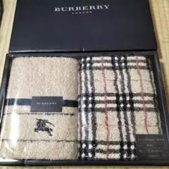 ☆未使用！BURBERRYフェイスタオルセット☆