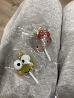 カラフルキャンディチャーム　サンリオキャラクターズ　けろけろけろっぴ　キティ
