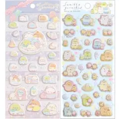 すみっコぐらし ふにふにシール 2種類セット ぷくぷくシール