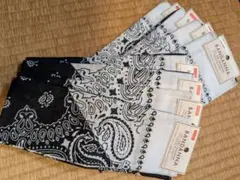 BANDANNA 白黒バンダナセット