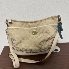 Coach ベージュ ショルダーバッグ