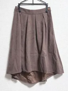 【匿名配送】美品　マジェスティックレゴン　フレアスカート　ブラウン