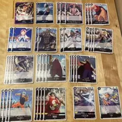 ワンピカード　頂上決戦　黒デッキ　40枚セット　まとめ売り