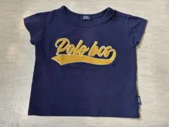 Polo 刺繍ロゴ Tシャツ サイズ100 ネイビー