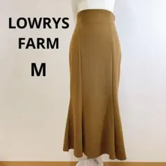LOWRYS FARM ハイウエストマーメイドスカート ロングスカート M