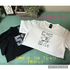 COMME CA  ISM 黒&白　Tシャツ　2枚セット　Sサイズ