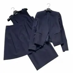 セオリー 3点 セットアップ スーツ ワンピース ノーカラージャケット 0