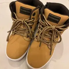 CHARIKES ブラウンブーツ サイドファスナー19cm