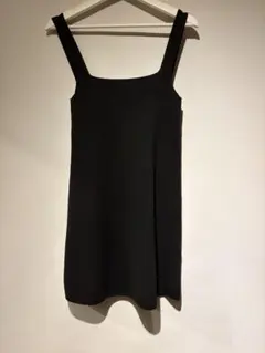 ZARA ノースリーブ ミニワンピース ブラック S