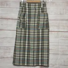 オペークドットクリップ ロングスカート