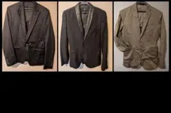 【3着】MKオム/A.S.M/H＆M テーラードジャケット 定価 合計5万円以上のサムネイル