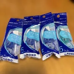 トンボ鉛筆 MONO 修正テープ PGX用カートリッジ 5mm 4個セットのサムネイル