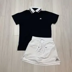 新品 アディダス セットアップ 半袖シャツ ポロ ハイウェスト スカート