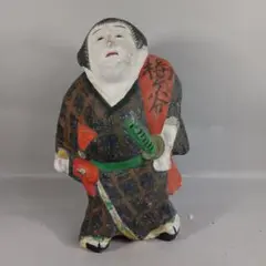 極美品】杉良太郎 遠山の金さん ソフビ人形 貯金箱 時代劇 フィギュア