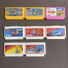 ファミコンソフト8本　スーパーマリオUSA・いっき・ルート16ターボ・水戸黄門等