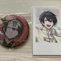 にじさんじ妖怪万化 ランダム和紙風箔押し缶バッジ 夢追翔