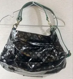 russet 2way バッグ ラメブラック　USED