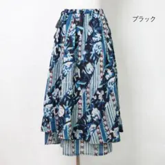 MALAIKA(マライカ) コットン大花ダブプリントスカートのサムネイル