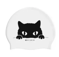 RESHEIR 猫デザイン スイムキャップ