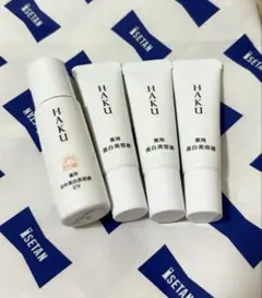 HAKU ミニサイズ　美白美容液 メラノフォーカスIV 6g 3本　UV 1本のサムネイル