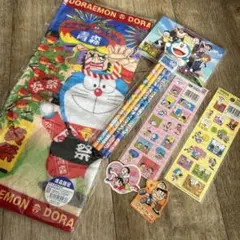 ドラえもん　漫画　１コマ　シール　ステッカー　メモ帳　ご当地　タオル