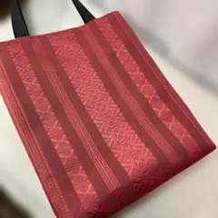 新品博多織り帯生地バッグトートバッグサブバッグハンドメイド７６８