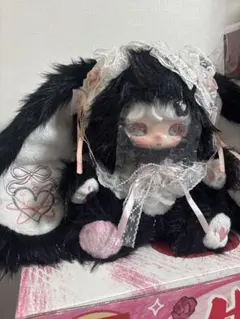 Luxiトキメキサイン 600% ぬいぐるみ♡ブラック×ホワイト Luxiトキメキサイン 600% ぬいぐるみ♡ブラック×ホワイト - メルカリ