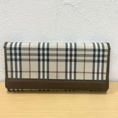■ BURBERRY バーバリー ノバチェック 二つ折り 長財布 ウォレット