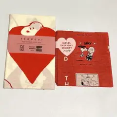 スヌーピーミュージアム　てぬぐい　バンダナ　ハート