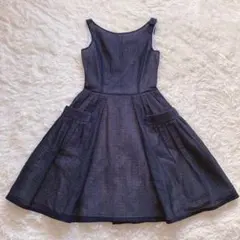 定価13万 未使用級 FOXEY フォクシー スクエアカットレースドレス 40