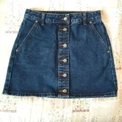 Forever 21 / デニム 台形ミニスカート / 綿100%