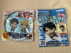 進撃の巨人　ほっかほっか亭 エレン アクリルストラップ　リポビタンD コースター