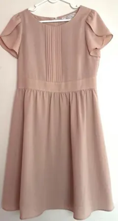 クーチュルブローチ上品ピンクワンピースピアノの発表会お出かけにジュニアにも