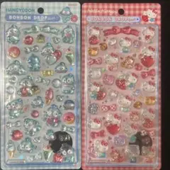 【正規品】サンリオ　ボンボンドロップシール　ハンギョドン　ピンクキティ　第二弾