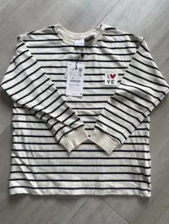 ZARA KIDS ボーダー 長袖カットソー 128cm 新品
