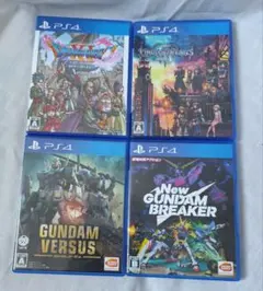 PS4 ソフト 4本セット ドラクエ KH ガンダム