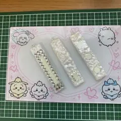 ⑥ハンドメイド スティック型チャーム 3개 세트